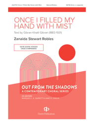 Once I Filled My Hand with Mist SATB choral sheet music cover Thumbnail